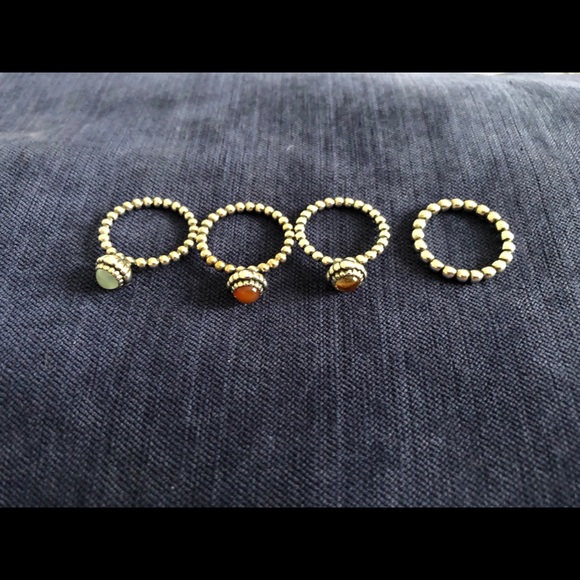 Pandora Jewelry - Pandora set of 4 rings